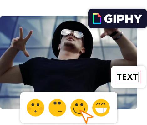 Add Text, Video, GIF