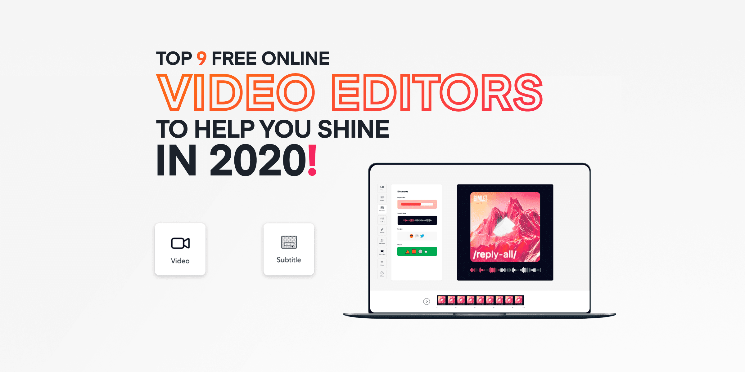 Top 9 Free Online Video Editors in 2024